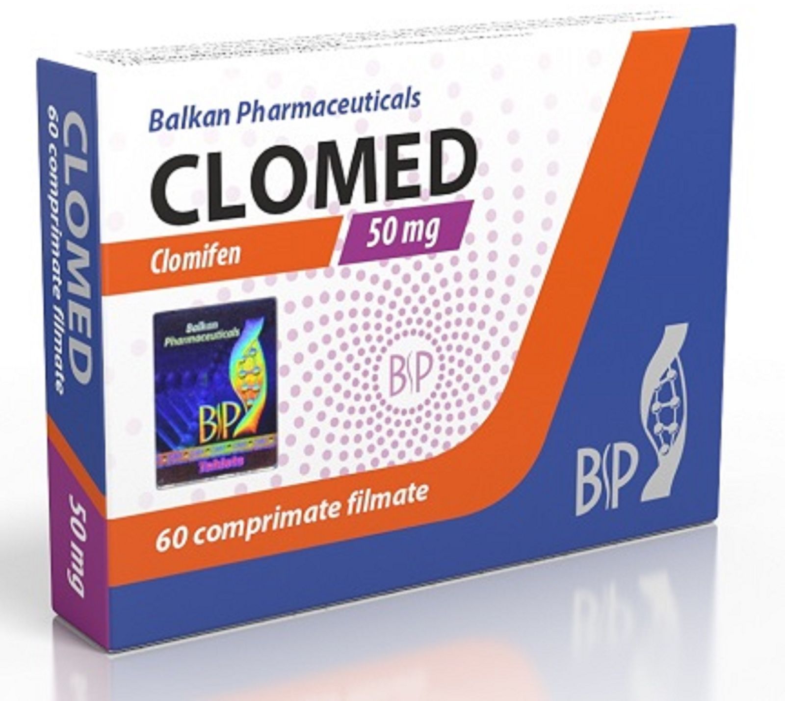 50mg Clomed Balkan Post Cycle Clomiphene Citrate Tablets