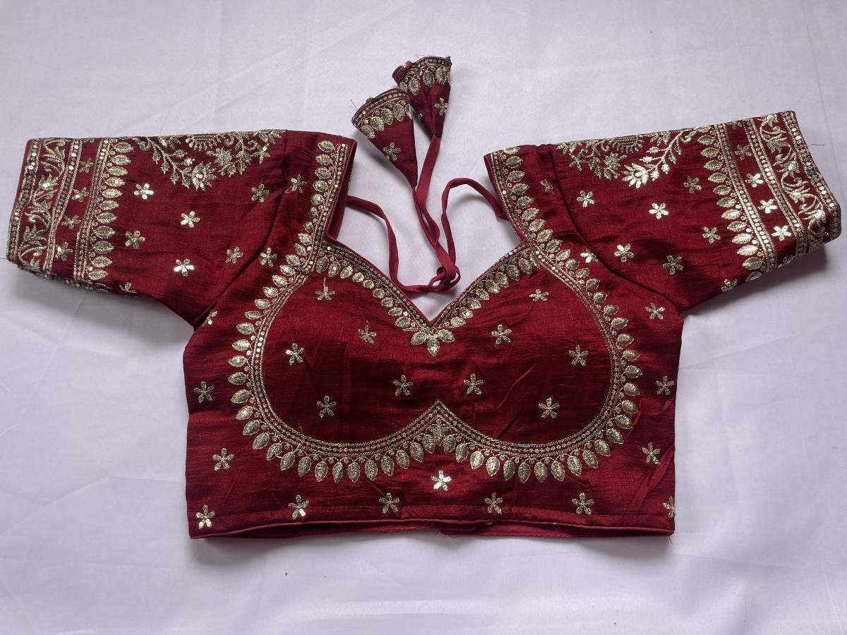 Elegant Maroon Designer Blouse