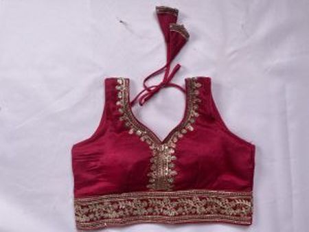 Silk Embroidered Designer Blouse