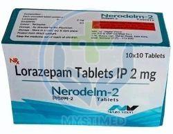 Lorazepam IP 2mg Tablet