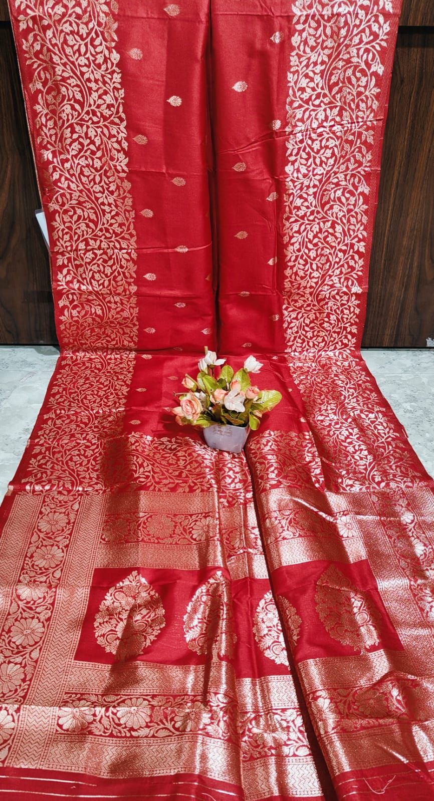 Dual Tone Katan Silk Sarees