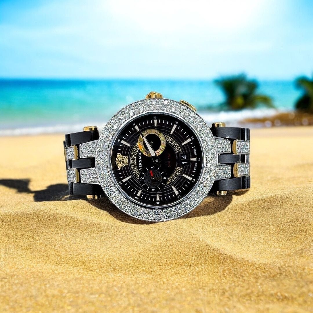 Bespoke Diamond Studded Watch Embellishment