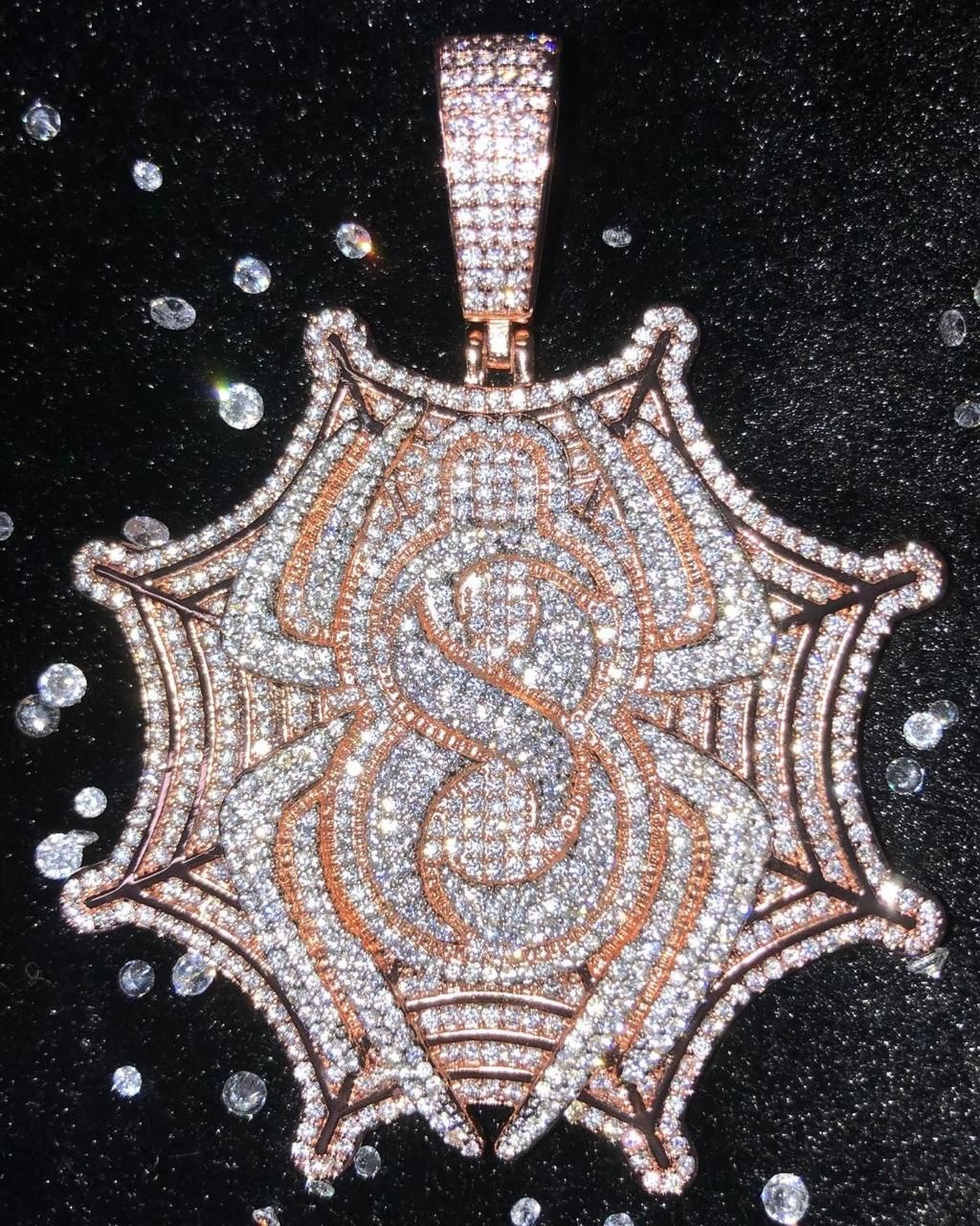 Polished Silver Hip Hop Pendant