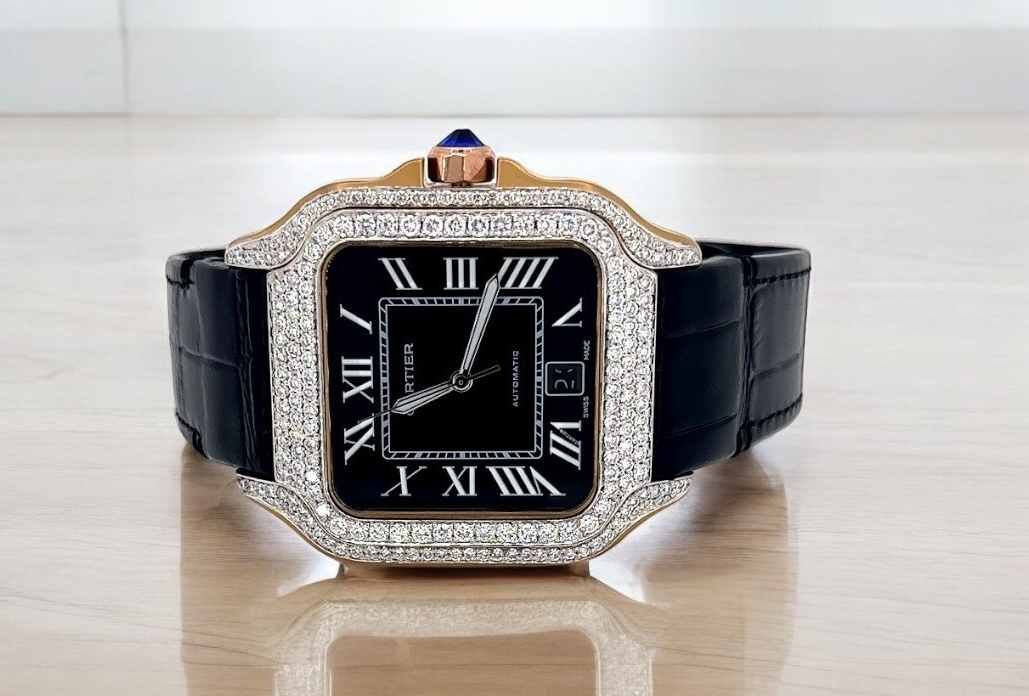 Royal Vvs Moissanite Diamond Wrist Watch