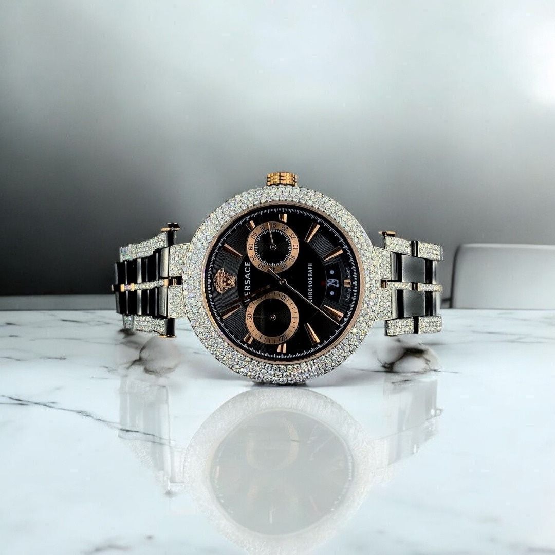 Sparkling Vvs Diamond Studded Watch