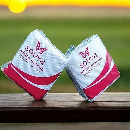 15 GSM Sovya White Marble Quality Tissue Paper