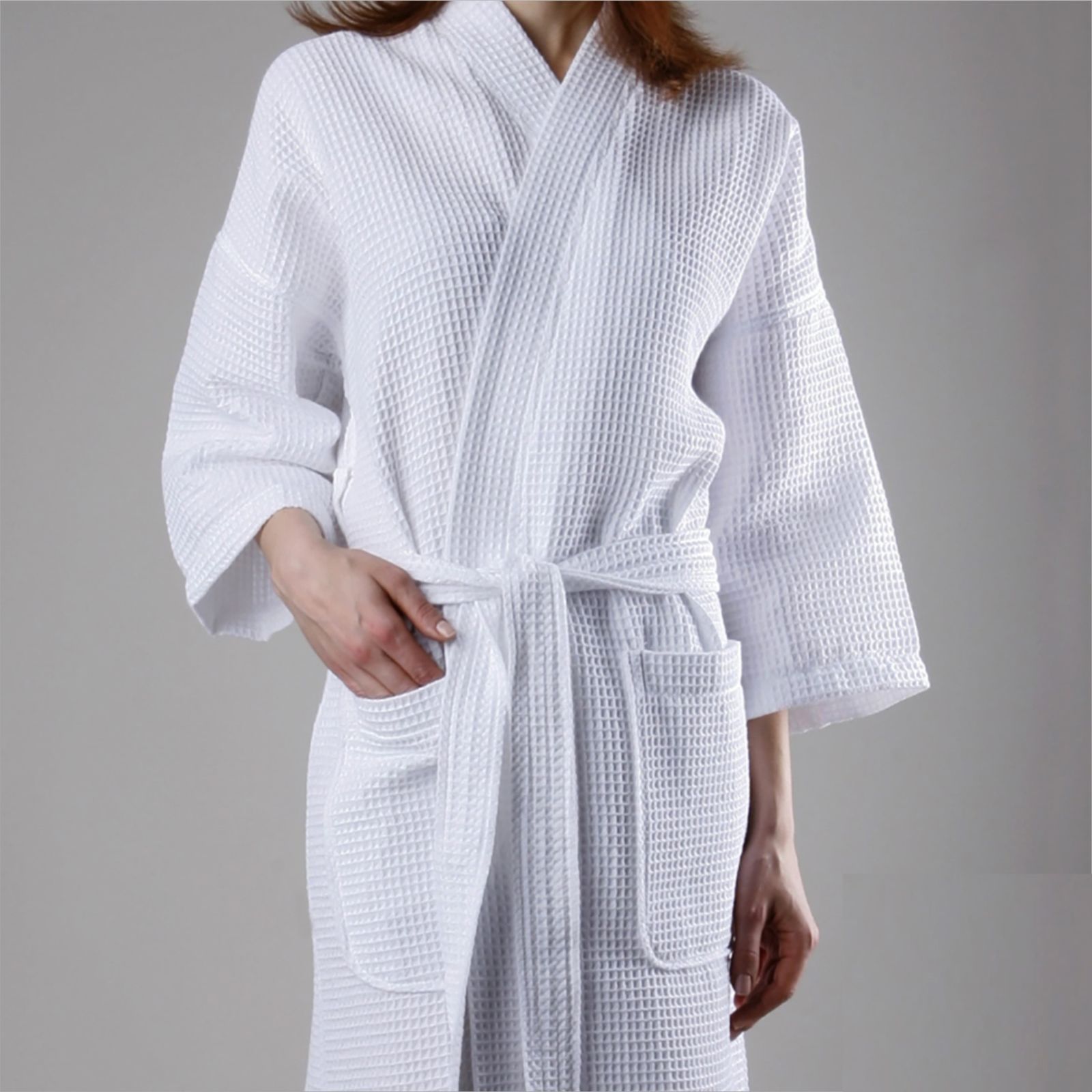 Ladies White Bathrobe