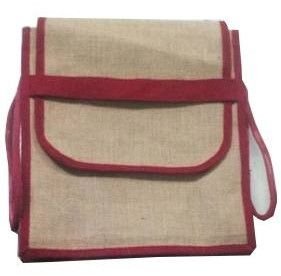 Foldable Jute Lunch Carry Bag