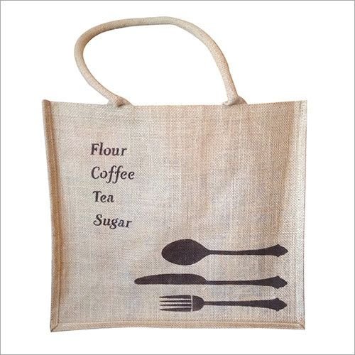 Kitchen Essentials Printed Jute Bag
