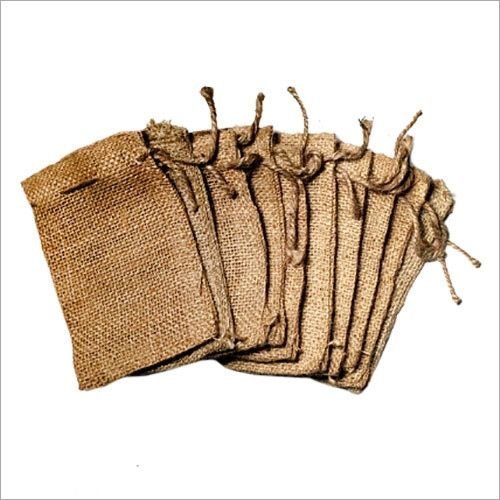 Natural Jute Drawstring Gift Pouch