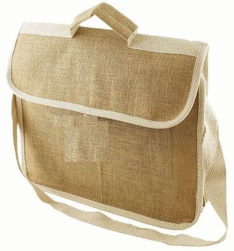 Natural Jute Office Sling Bag