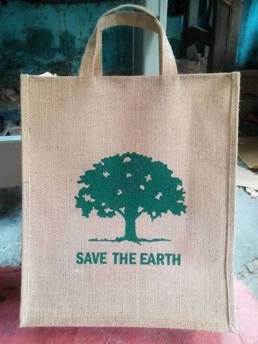 Save the Earth Jute Shopping Carry Bag