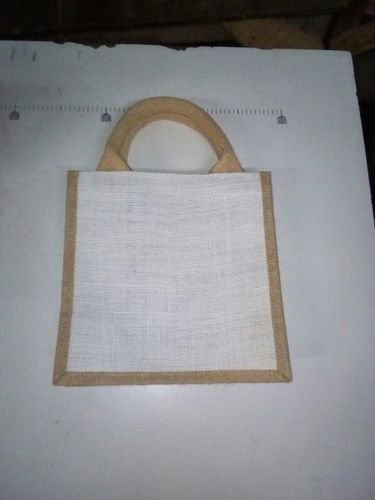 Small Plain Jute Gift Carry Bag