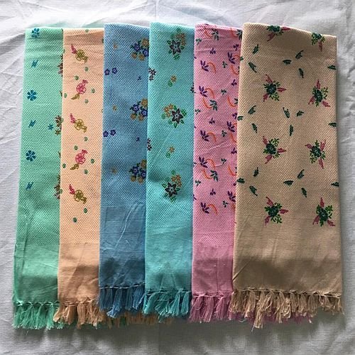 30x60 Inch Multicolor Cotton Printed Bath Towel