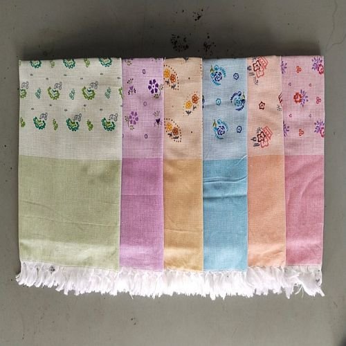 35x70 Inch Pigeon Cotton Printed Bath Towel