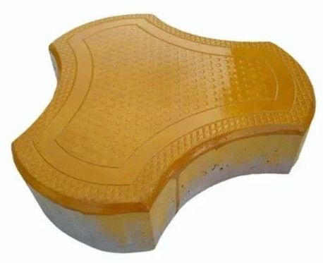 80 Mm Yellow Concrete Cosmic Paver Block