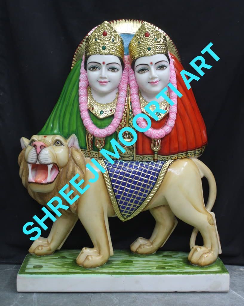 Handmade Durga Mata Marble Statue