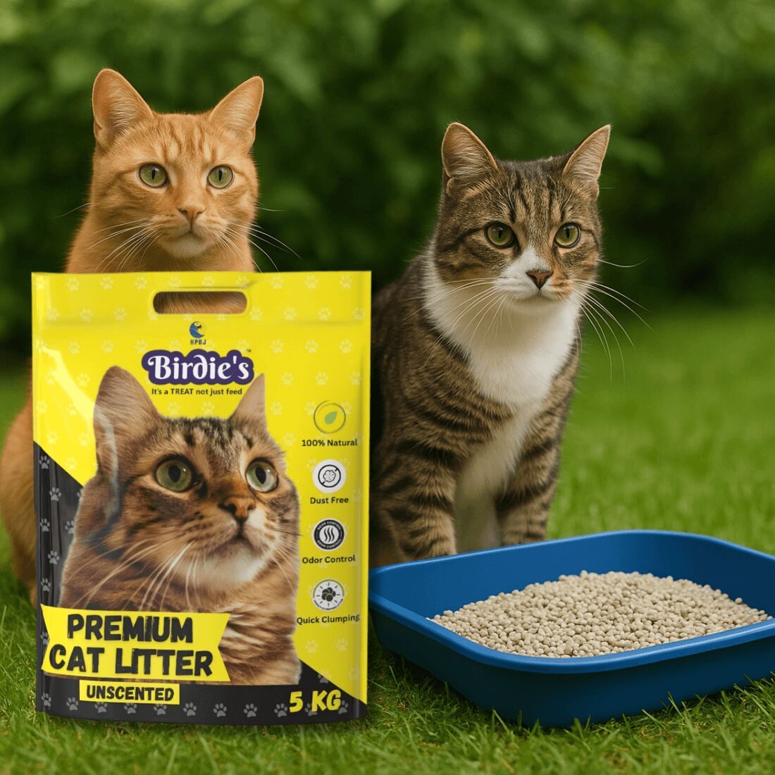 5kg Birdie’S Unscented Cat Litter