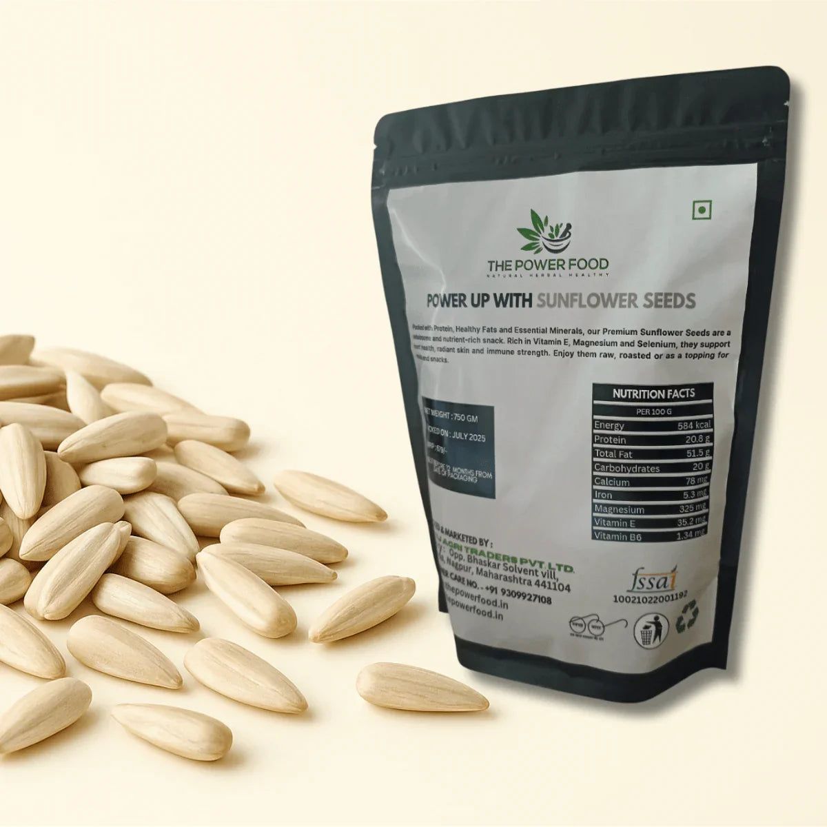 750g Premium Natural Sunflower Seeds