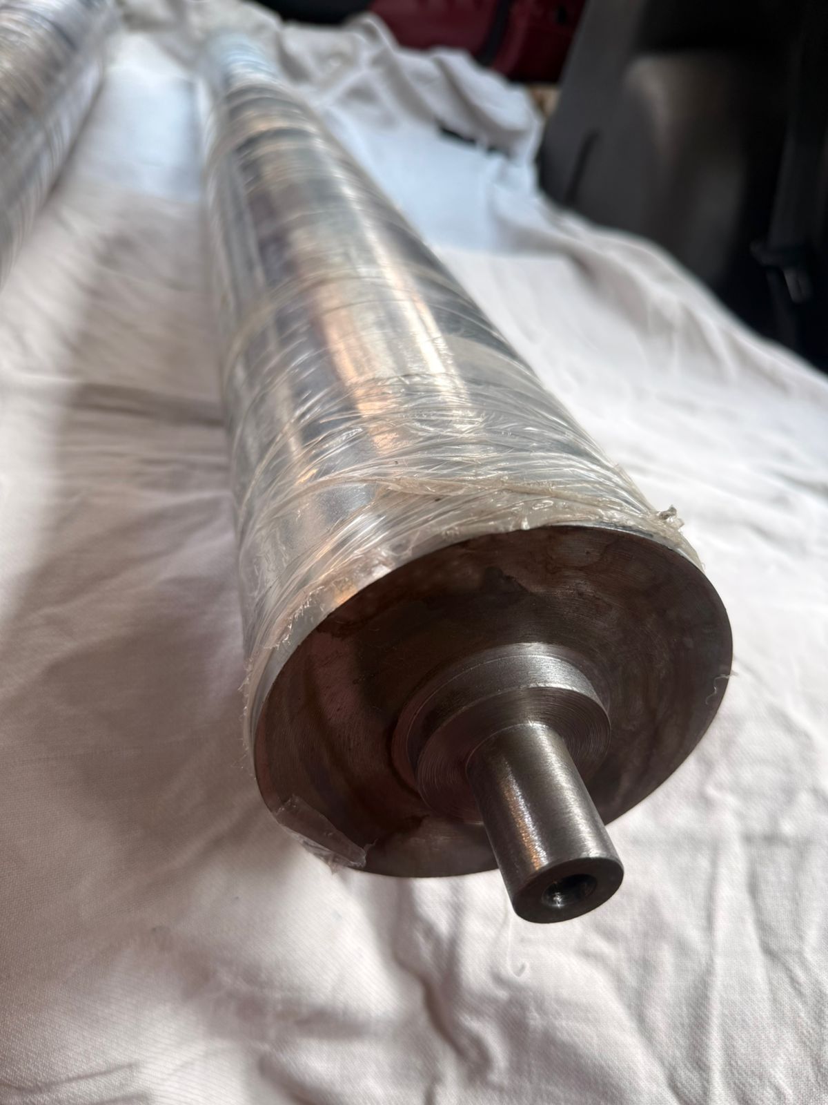 Roller With Rubber Coating