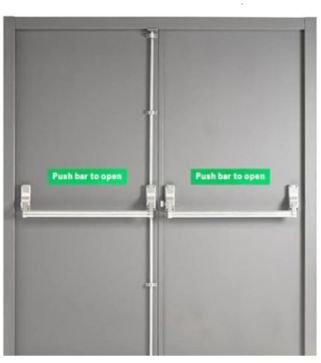 Stainless Steel Three Point Door Panic Bar