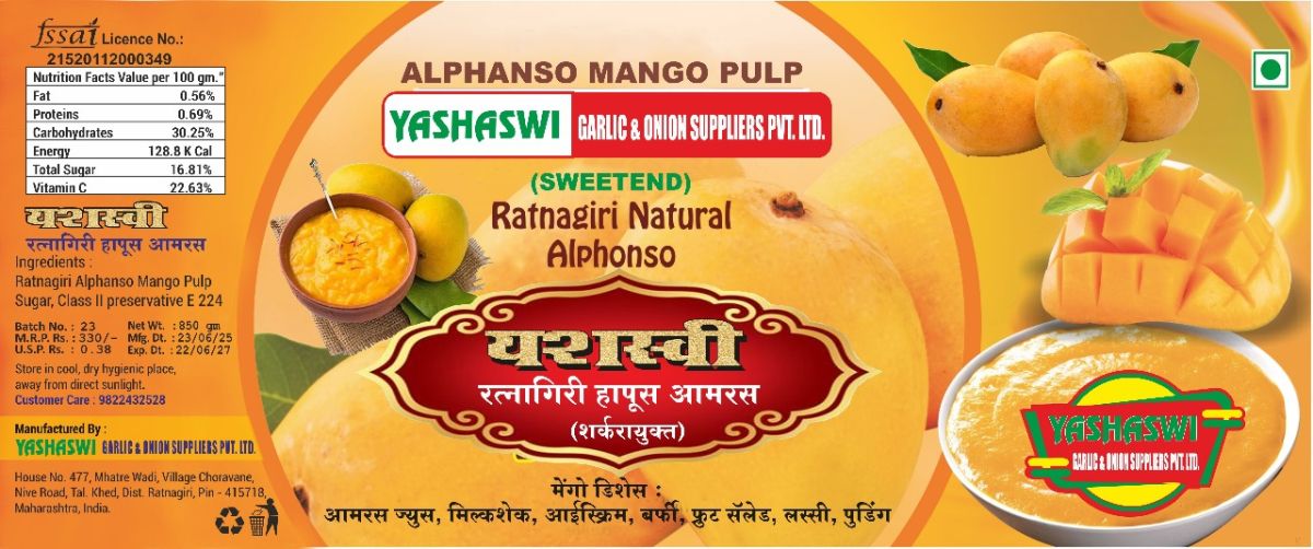 Alphanso Mango-Pulp