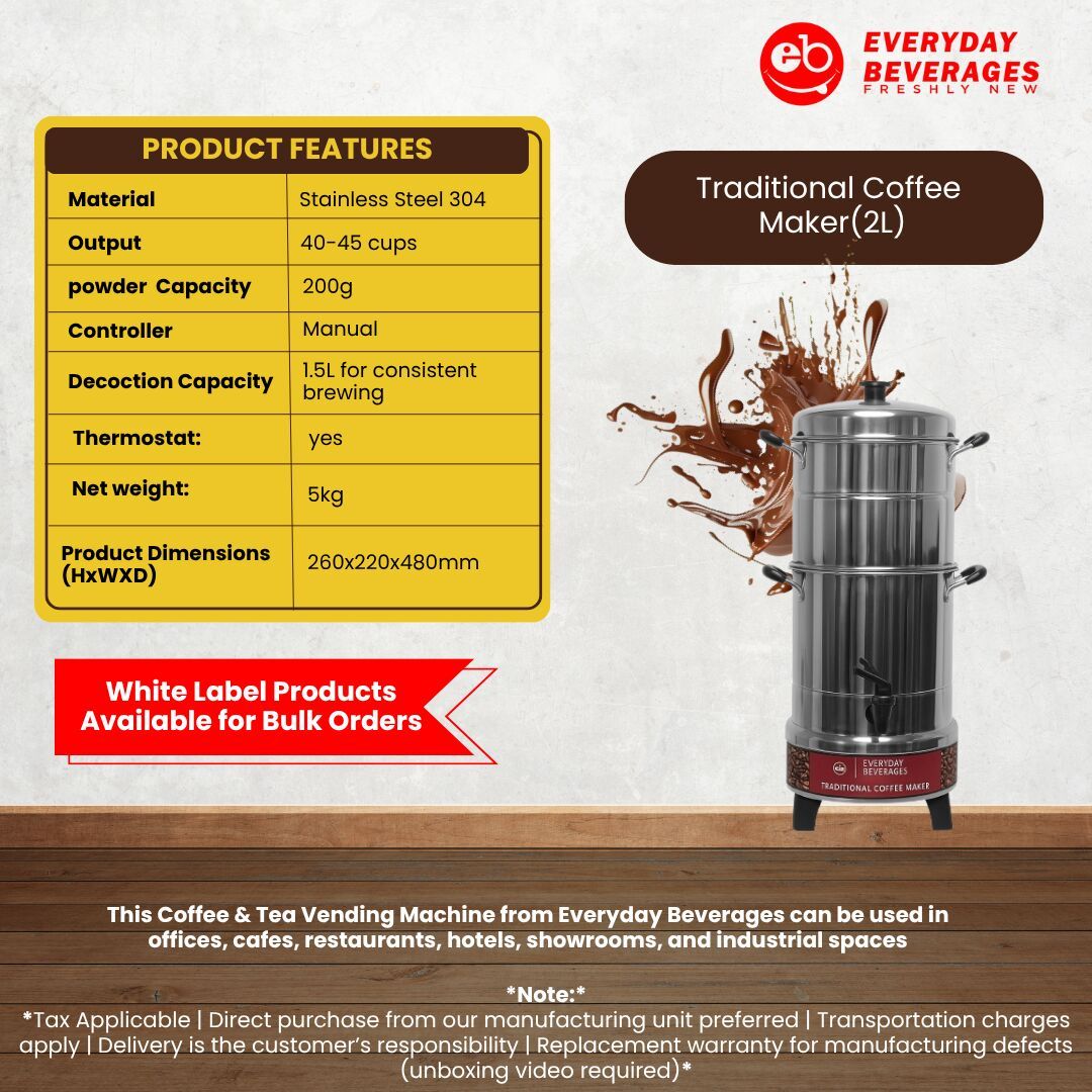 Electric Coffee Maker 2L