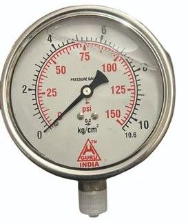 100 Mm H Guru Pressure Gauges