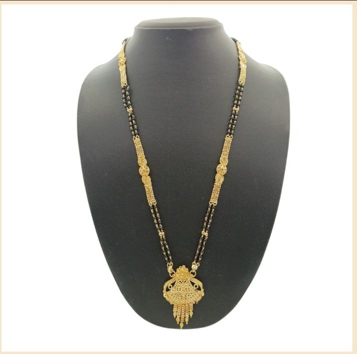 Golden Filigree Tassel Heritage Mangalsutra
