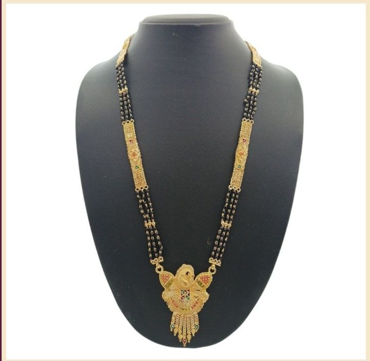 Golden Peacock Bloom Ritualwear Mangalsutra
