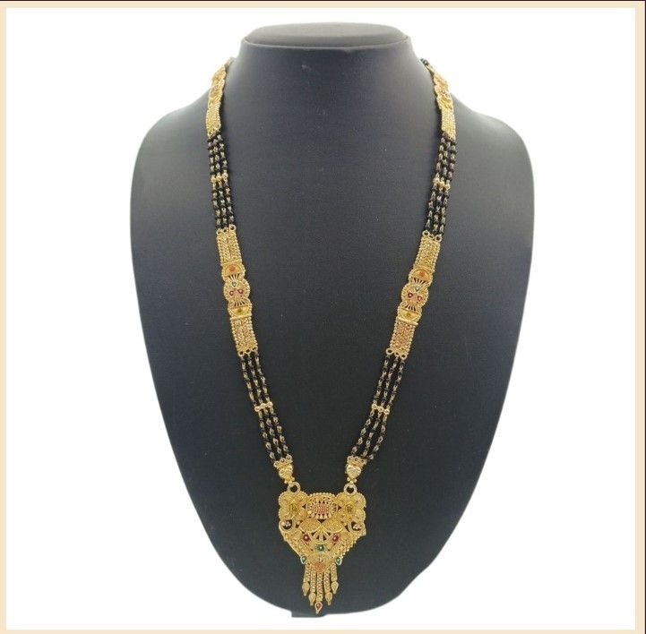 Golden Peacock Crest Festivity Mangalsutra