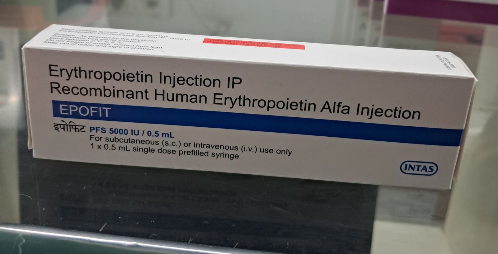 Epofit 5000iu Erythropoietin Injection