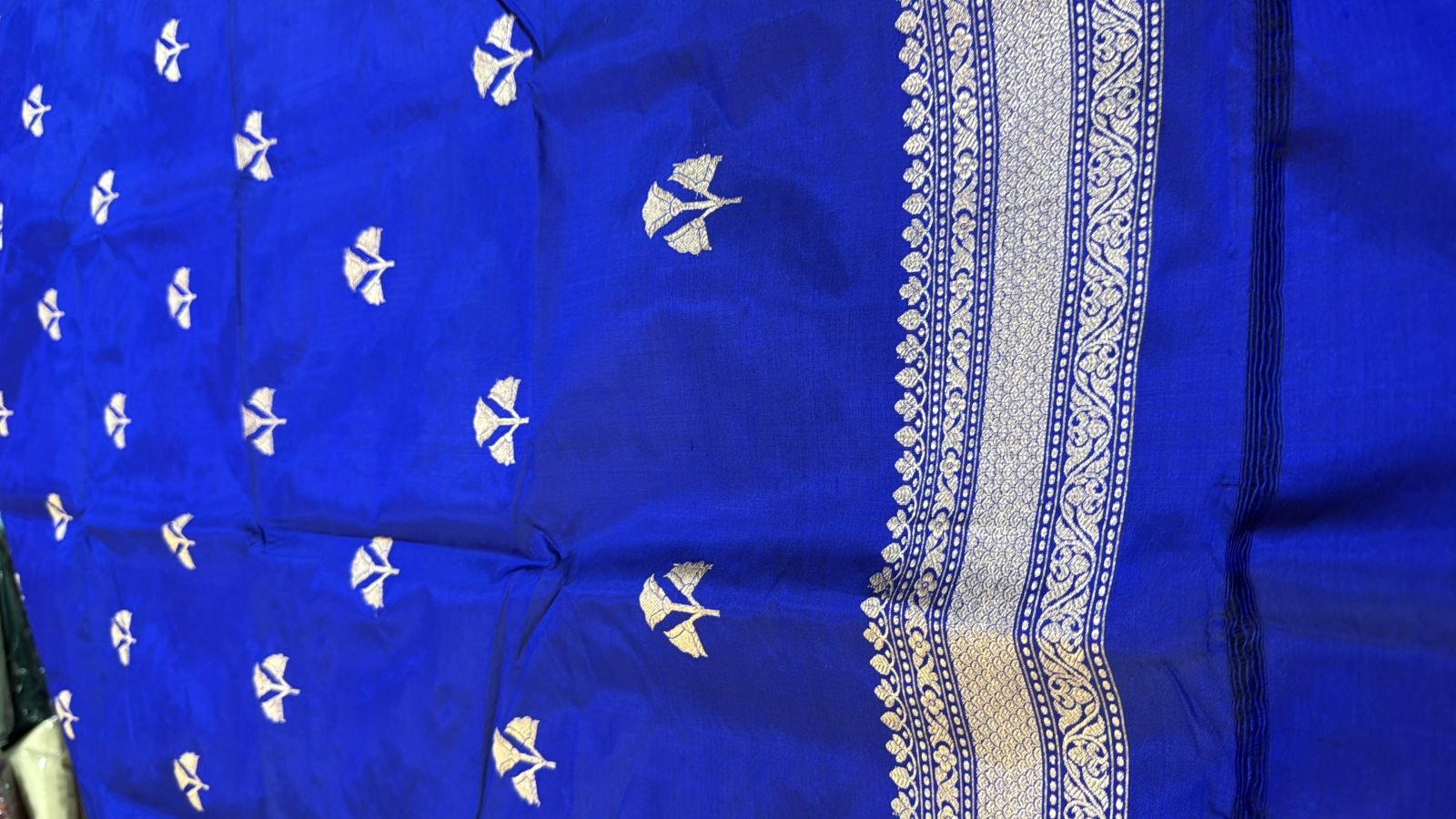 Banarasi Weaving Pure Katan Silk 3 Piece Ladies Suit Set
