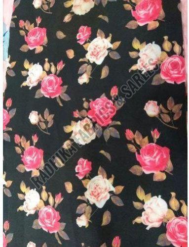 Floral Print Polyester Fabric