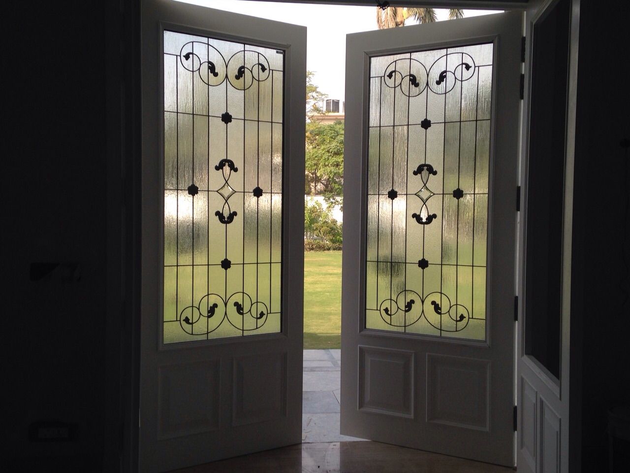 Stained Glass Door ( Grill Series)