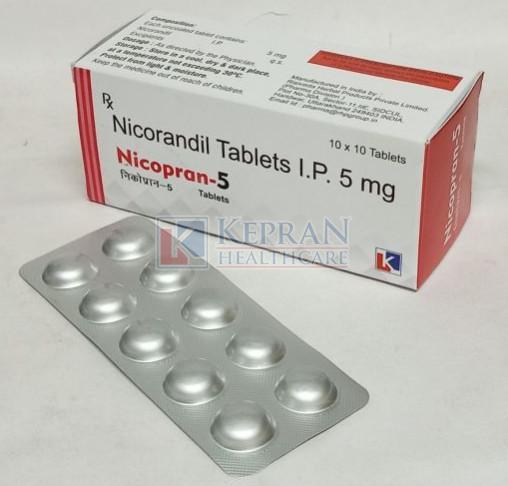Nicopran 5mg Nicorandil Tablets