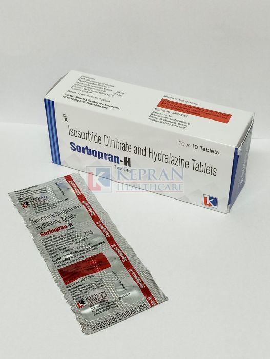 Sorbopran H Isosorbide Diniterate Tablets