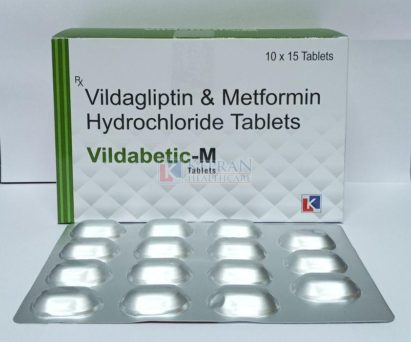 Vildabetic M Vildagliptin Metformin Hydrochloride Tablets