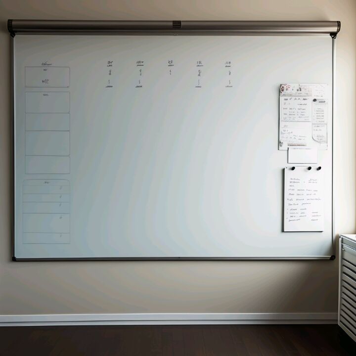 White Magnetic White Board