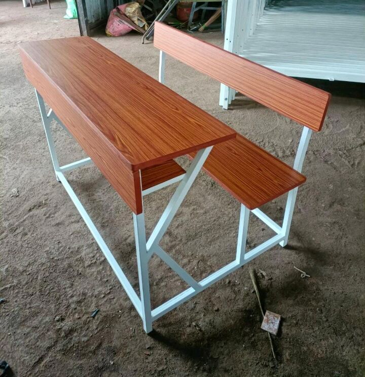 Wooden Dual Seater Classroom Bench