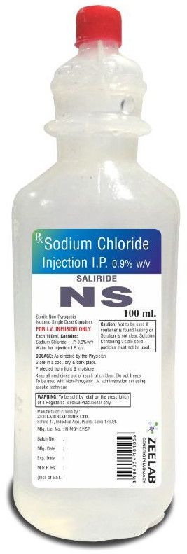 100ml Ns Sodium Chloride IV Fluid