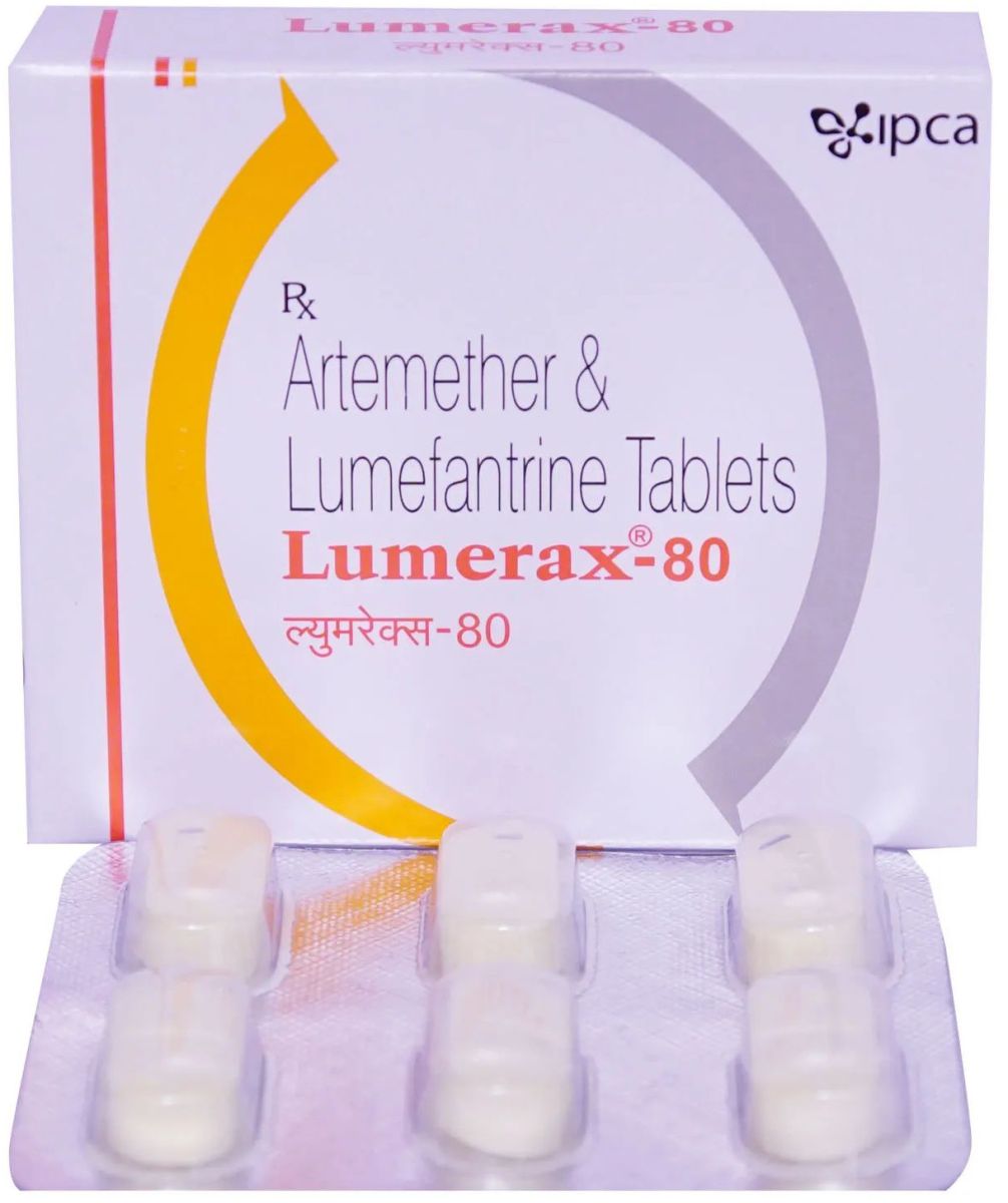 Lumerax 80mg Artemether Lumefantrine Tablets
