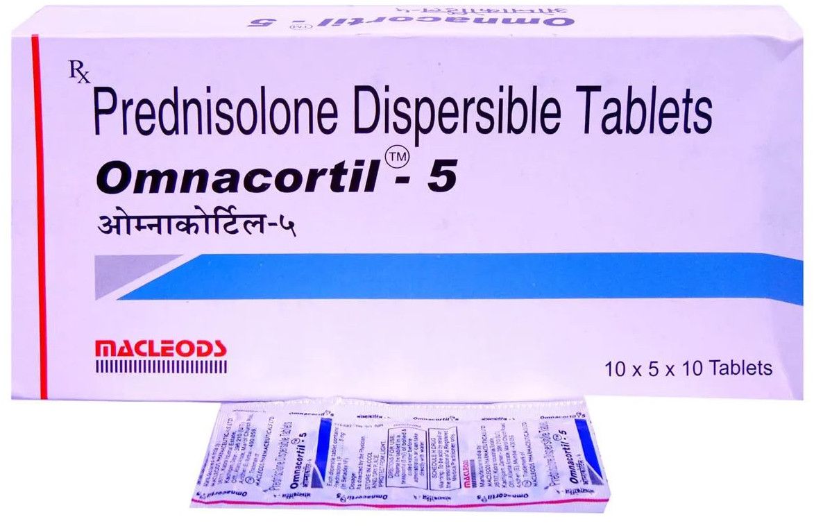 Omnacortil 5mg Prednisolone Dispersible Tablets