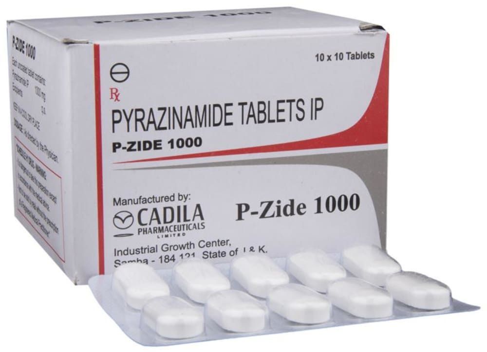 Pzide 1000mg Pyrazinamde Tablets
