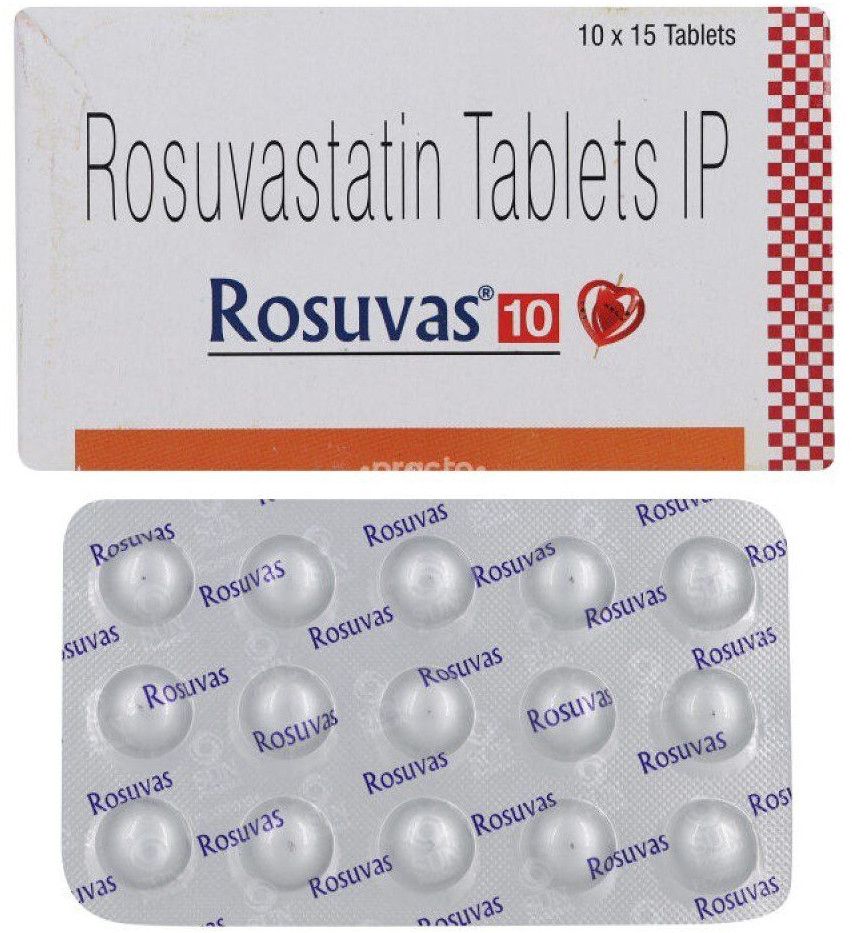 Rosuvas 10mg Rosuvastatin Tablets