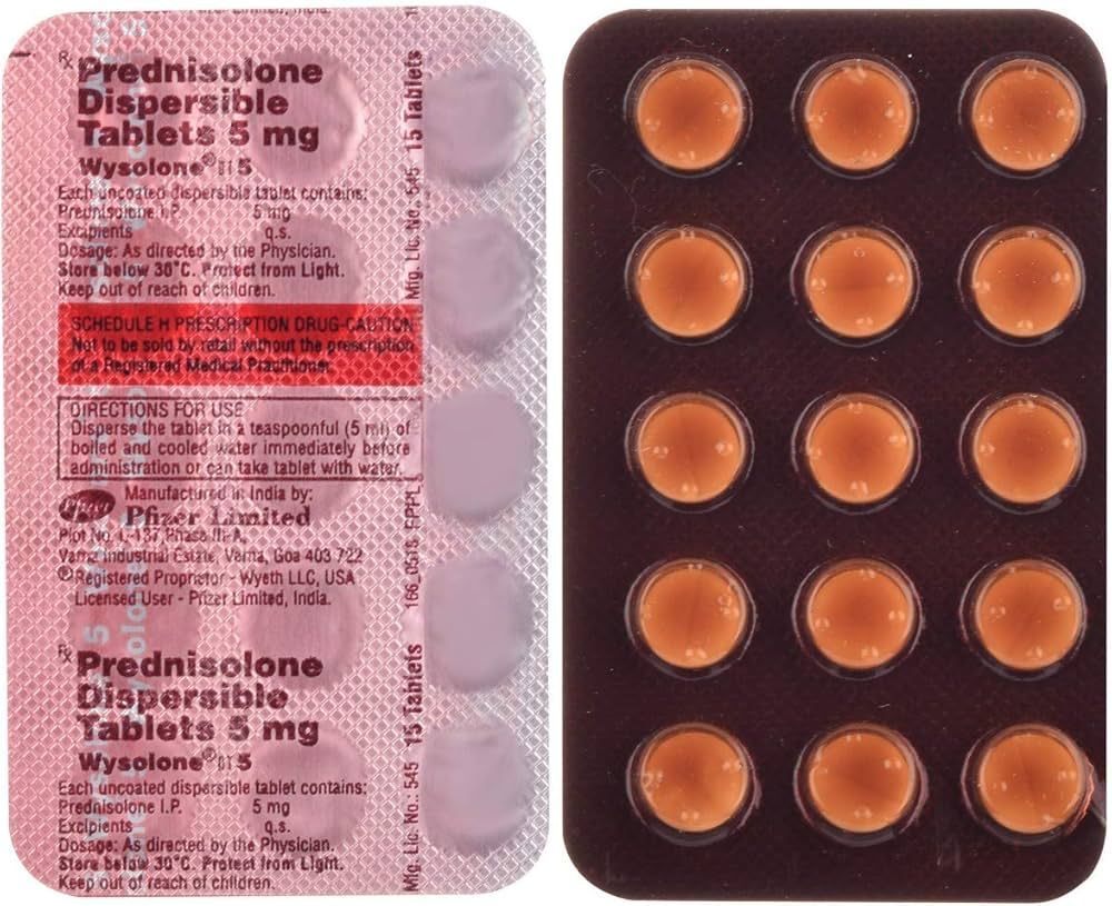 Wysolone 5mg Prednisolone Dispersible Tablets