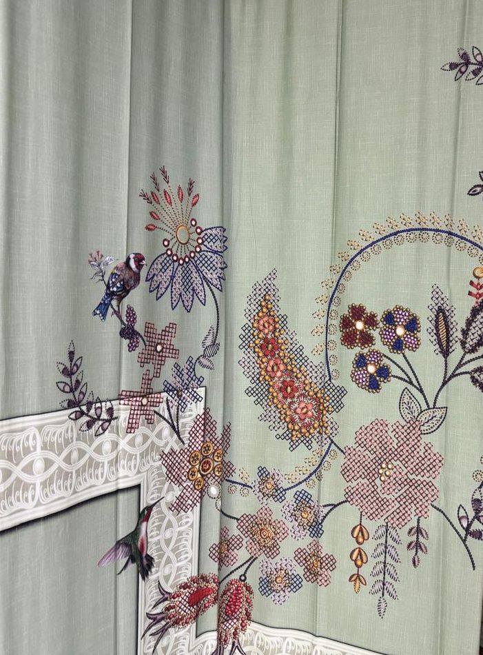 Floral Pure Cotton Digital Print Bedsheet Fabric