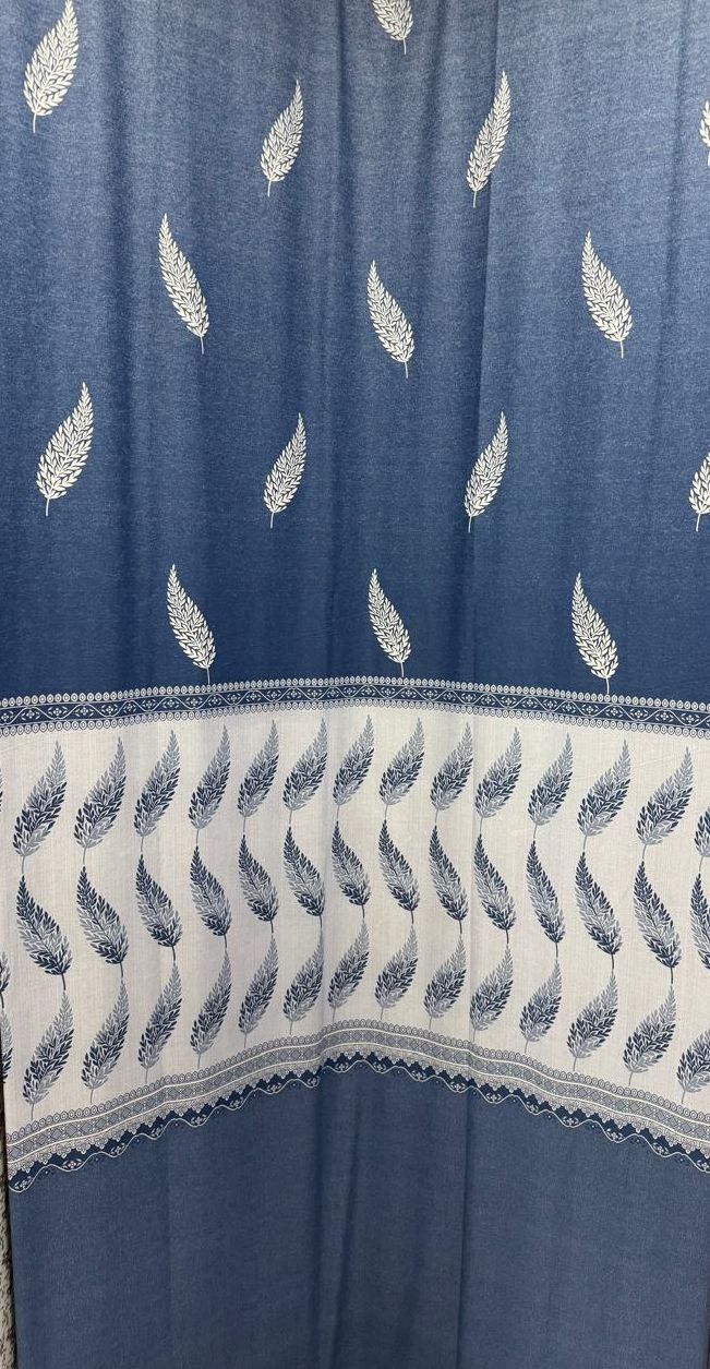 Leaf Pattern Pure Cotton Printed Bedsheet Fabric