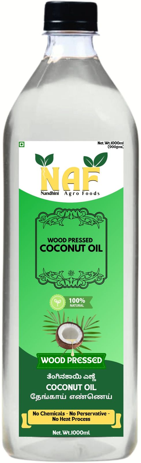 Wood Pressed Coconut Oil