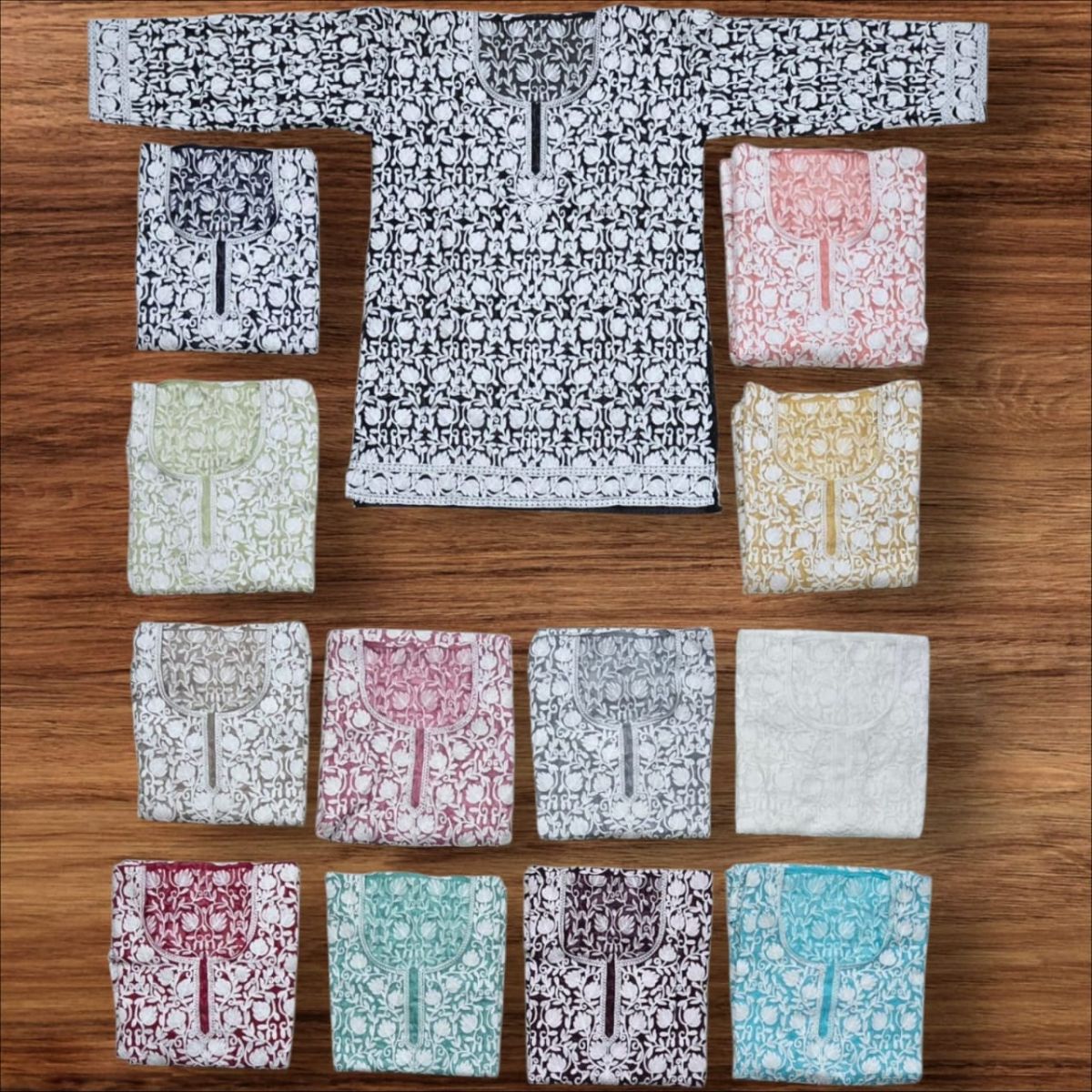 Ladies Kashmiri Ari Embroidery Georgette Kurti